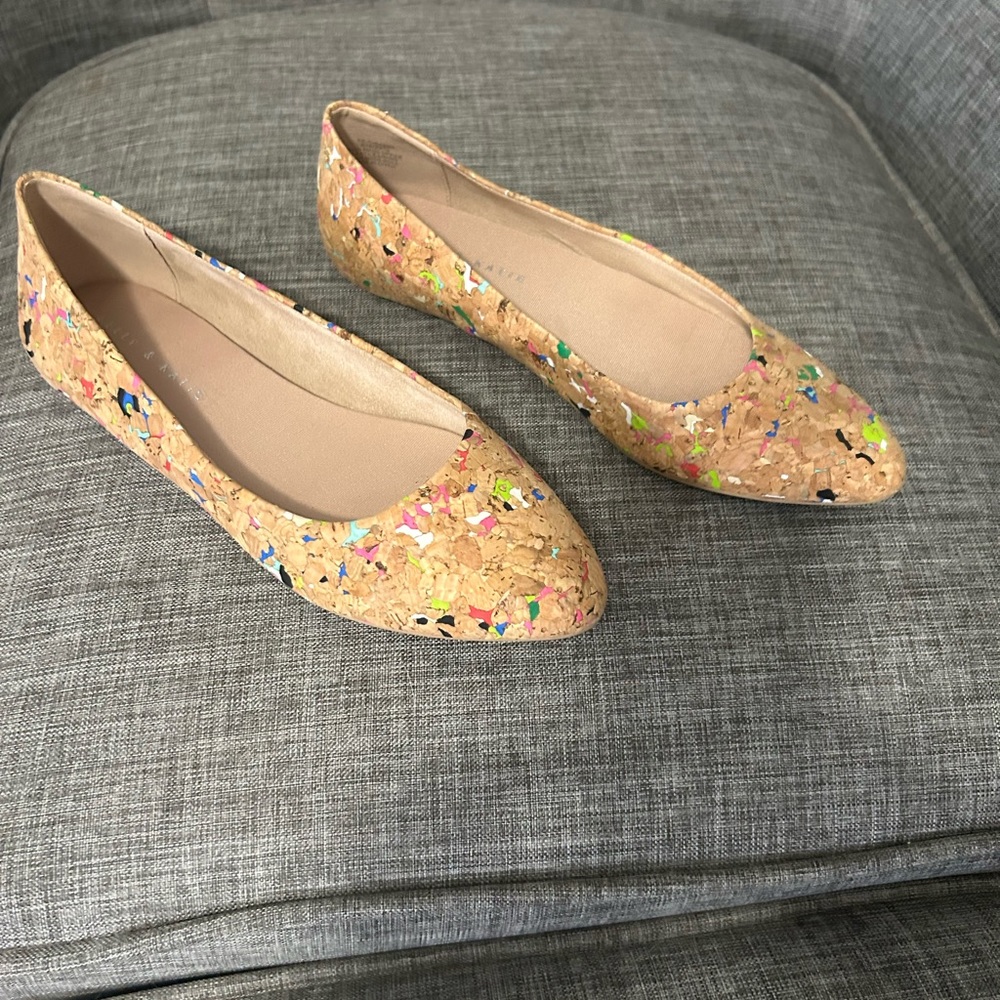 Kelly & Katie new cork flats